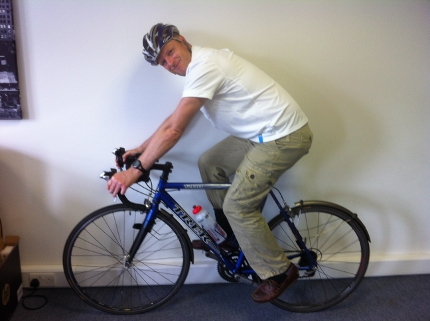 RC on his bike
